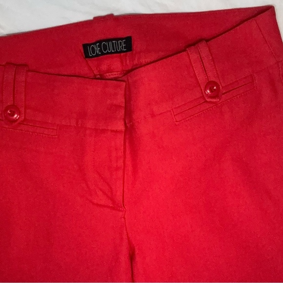Love Culture Coral Stretch Straight Leg Pants - Picture 3 of 8